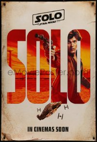 6f1112 SOLO int'l teaser DS 1sh 2018 A Star Wars Story, Ron Howard, Alden Ehrenreich as young Han!