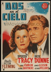 6f0583 GUY NAMED JOE Spanish 1944 WWII pilot Spencer Tracy loves Irene Dunne after death, very rare!