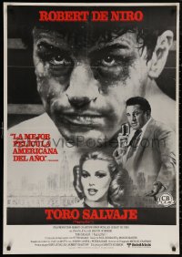 6f0599 RAGING BULL Spanish 1981 Martin Scorsese, classic Hagio boxing art of Robert De Niro!