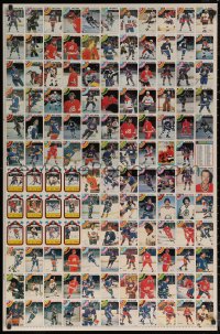 6f0087 1977-78 NHL group of 2 2-sided Canadian uncut trading card sheets 1977 Denis Potvin, more!