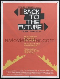 6f0030 BACK TO THE FUTURE signed 18x24 art print 2011 by artist David Will, flaming tire tracks!