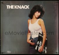 6f0118 KNACK 22x25 music poster 1979 Get the Knack, close-up image of rock 'n' roll groupie & album!