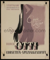 6f0349 OTTI 12x15 German special poster 1950s Walter Muller art!