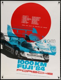 6f0355 PORSCHE Fuji '84 style 30x40 German special poster 1984 promoting their racing team!
