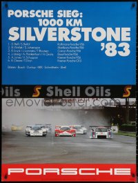 6f0362 PORSCHE Silverstone '83 style 30x40 German special poster 1983 promoting their racing team!