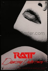 6f0121 RATT 24x36 music poster 1986 Dancing Undercover, sexy close-up design!