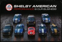 6f0369 SHELBY AMERICAN 24x36 special poster 1990s great image of several serious muscle cars!
