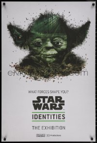 6f0186 STAR WARS IDENTITIES 24x36 museum/art exhibition 2012 great close-up art of Jedimaster Yoda!