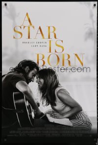6f1129 STAR IS BORN advance DS 1sh 2018 Bradley Cooper stars and directs, romantic image w/Lady Gaga!