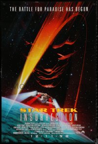 6f1132 STAR TREK: INSURRECTION advance 1sh 1998 sci-fi image of the Enterprise and F. Murray Abraham!