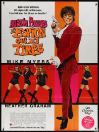6g0737 AUSTIN POWERS: THE SPY WHO SHAGGED ME French 1p 1999 Mike Myers & sexy Heather Graham!