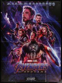 6g0745 AVENGERS: ENDGAME advance French 1p 2019 Marvel, montage with Downey Jr., Hemsworth & cast!