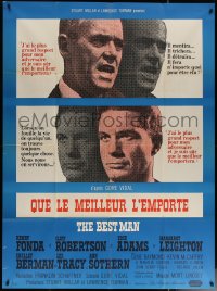 6g0762 BEST MAN French 1p 1964 Henry Fonda & Gore Vidal running for President of the United States