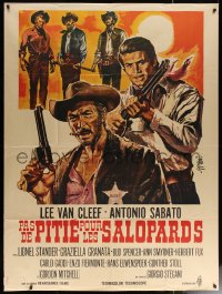 6g0766 BEYOND THE LAW French 1p 1969 Sandro Symeoni spaghetti western art of Lee Van Cleef!