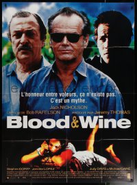 6g0786 BLOOD & WINE French 1p 1997 Jack Nicholson, Jennifer Lopez, Stephen Dorff, Michael Caine