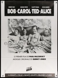6g0793 BOB & CAROL & TED & ALICE French 1p R1980s Natalie Wood, Elliot Gould, Dyan Cannon, Culp