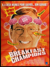 6g0806 BREAKFAST OF CHAMPIONS French 1p 1999 directed by Alan Rudolph, wacky image of Bruce Willis!