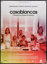 6g0837 CASABLANCAS: THE MAN WHO LOVED WOMEN French 1p 2016 John Casablancas & beautiful girls!