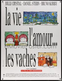 6g0849 CITY SLICKERS French 1p 1991 wonderful different cartoon art by Alain Millet!