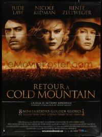 6g0858 COLD MOUNTAIN French 1p 2004 Jude Law, Nicole Kidman & Renee Zellweger in the Civil War!