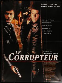 6g0868 CORRUPTOR French 1p 1999 great close up of Chow Yun-Fat & Mark Wahlberg with guns!