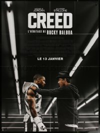 6g0872 CREED advance French 1p 2016 Sylvester Stallone as boxer Rocky Balboa with Michael Jordan!