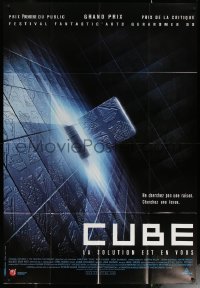 6g0876 CUBE French 1p 1999 cool completely different image, Canadian science fiction!