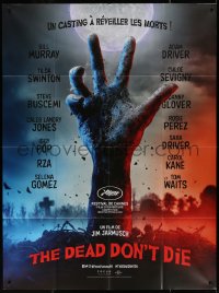 6g0890 DEAD DON'T DIE teaser French 1p 2019 Jim Jarmusch, huge all star cast, hand rising from grave!