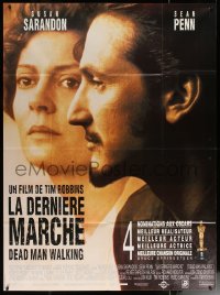 6g0891 DEAD MAN WALKING French 1p 1996 great close up of Best Actress Susan Sarandon & Sean Penn!