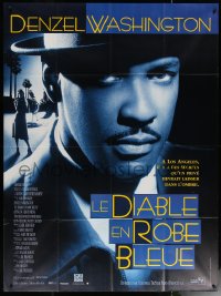 6g0899 DEVIL IN A BLUE DRESS French 1p 1996 cool image of private detective Denzel Washington!