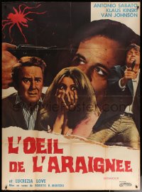 6g0947 EYE OF THE SPIDER French 1p 1972 Klaus Kinski, Lucretia Love, Van Johnson, L'Occhio Del Ragno