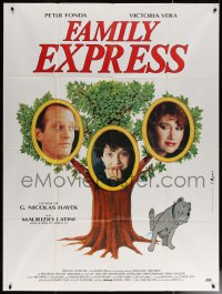 6g0949 FAMILY EXPRESS French 1p 1992 Peter Fonda, Victoria Vera, Pascale Lemoine cartoon art!