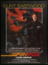 6g0961 FIREFOX French 1p 1982 cool C.D. de Mar art of the flying killing machine & Clint Eastwood!
