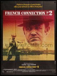 6g0981 FRENCH CONNECTION II French 1p 1975 John Frankenheimer, cool different image of Gene Hackman!