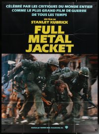 6g0994 FULL METAL JACKET teaser French 1p 1987 Stanley Kubrick bizarre Vietnam War movie, different!
