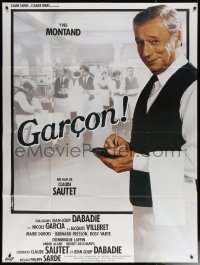 6g0999 GARCON French 1p 1983 great images of waiter Yves Montand, directed by Claude Sautet!