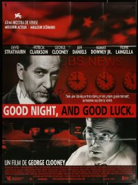 6g1013 GOOD NIGHT & GOOD LUCK French 1p 2006 George Clooney, David Strathairn as Edward R. Murrow!