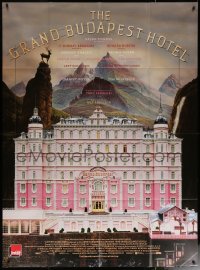 6g1016 GRAND BUDAPEST HOTEL French 1p 2014 directed by Wes Anderson, great Annie Atkins artwork!