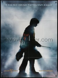 6g1040 HARRY POTTER & THE GOBLET OF FIRE teaser French 1p 2005 cool silhouette of Daniel Radcliffe!