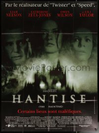 6g1043 HAUNTING French 1p 1999 Liam Neeson, Catherine Zeta-Jones, Lili Taylor, creepy house!