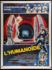 6g1078 HUMANOID French 1p 1979 art of Richard Kiel in space suit, wacky Italian Star Wars rip-off!