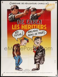 6g1094 INHERITORS DS French 1p 1987 Walter Bannert's Die Erben, Austrian movie about Neo Nazis, rare!