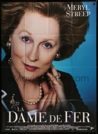 6g1101 IRON LADY French 1p 2012 great close portrait of Meryl Streep as Margaret Thatcher!