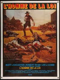 6g1138 LAWMAN French 1p 1971 Burt Lancaster, directed by Michael Winner, Frank McCarthy art!