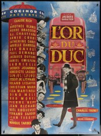 6g1130 L'OR DU DUC French 1p 1965 Claude Rich, Jacques Baratier all-star comedy, great montage!