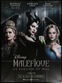6g1189 MALEFICENT: MISTRESS OF EVIL teaser French 1p 2019 Angelina Jolie, Pfeiffer, Fanning, Disney!
