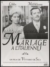 6g1203 MARRIAGE ITALIAN STYLE French 1p R2000s de Sica's Matrimonio all'Italiana, Loren, Mastroianni