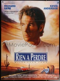 6g1210 MILES FROM HOME French 1p 1991 different art of Richard Gere looming over desert road!
