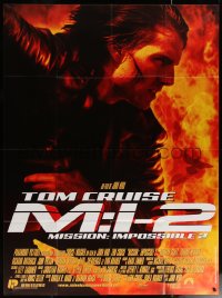 6g1217 MISSION IMPOSSIBLE 2 French 1p 2000 Tom Cruise, sequel directed by John Woo, fiery image!