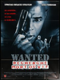6g1223 MOST WANTED French 1p 1998 super close up of Keenan Ivory Wayans with gun, Jon Voight